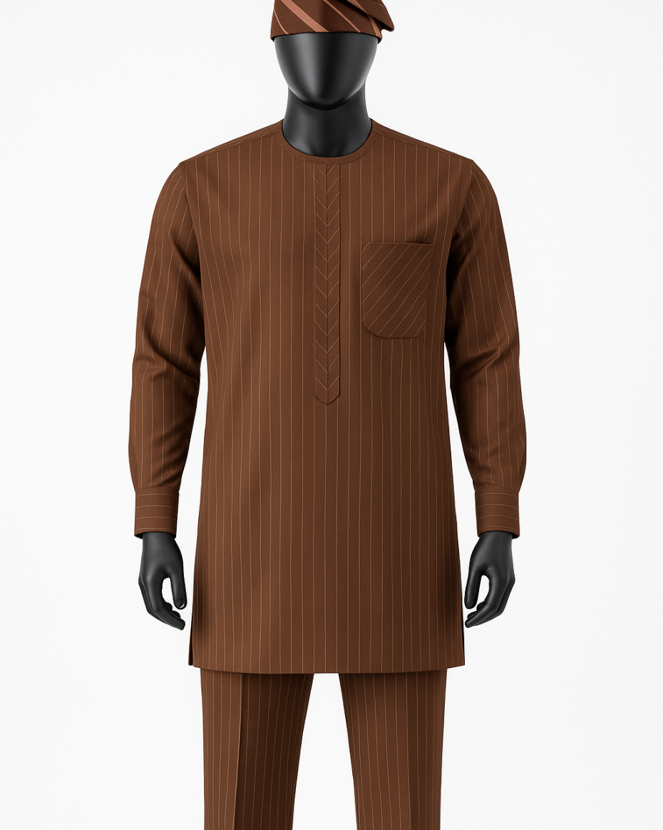 Ose Stripped Kaftan