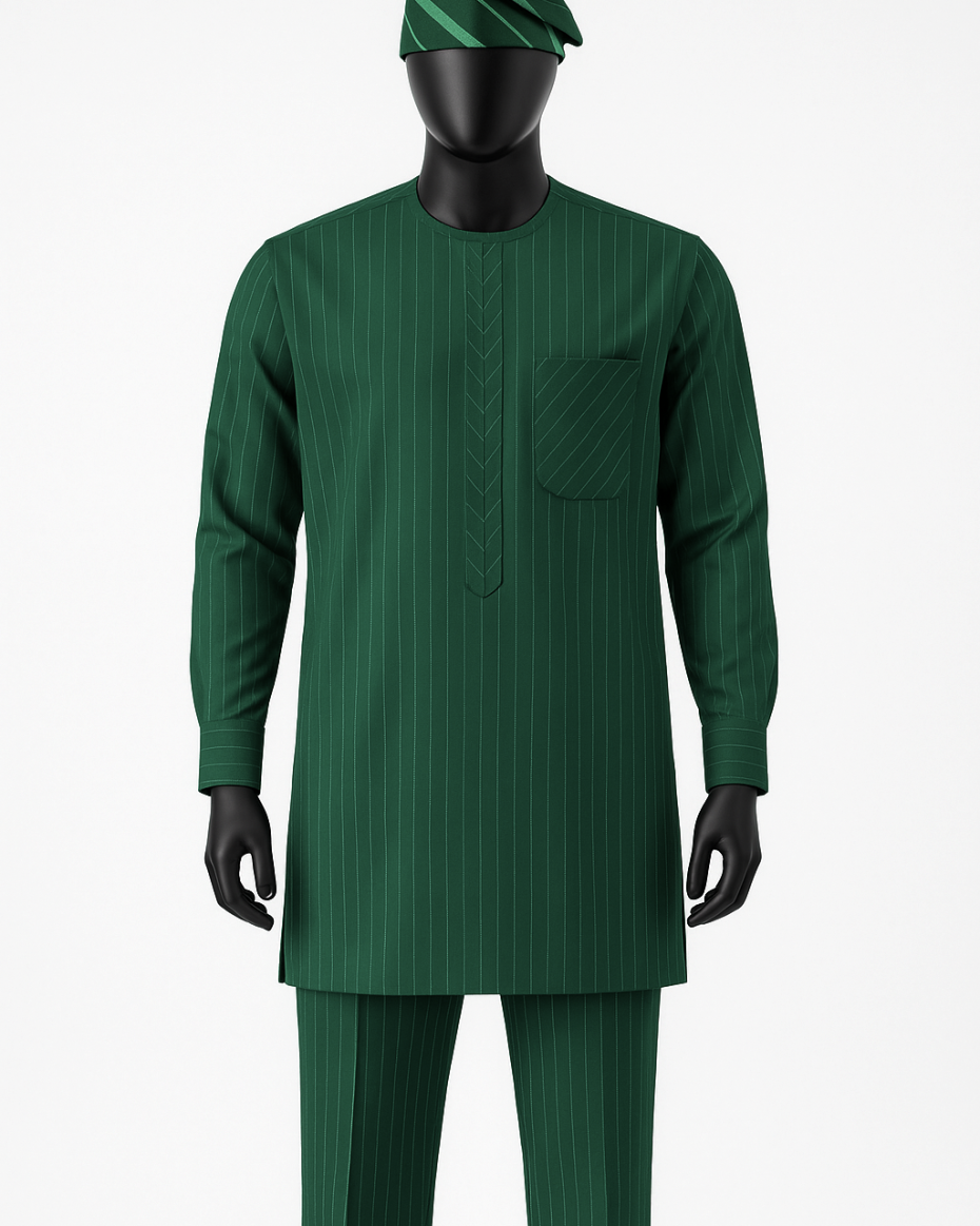 Ose Stripped Kaftan