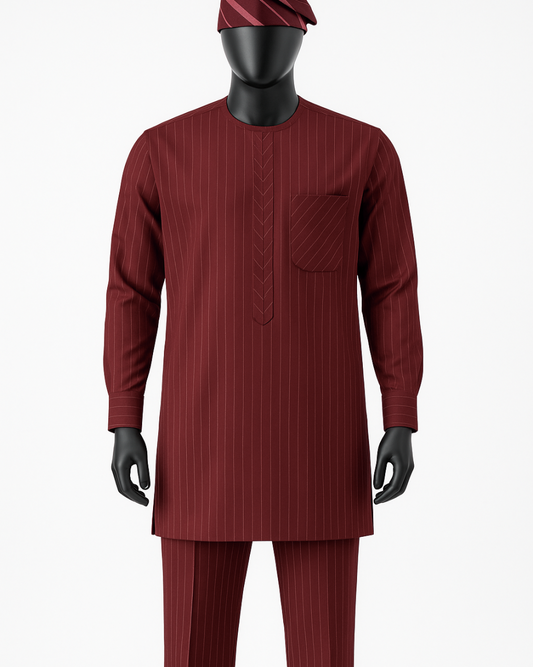Ose Stripped Kaftan