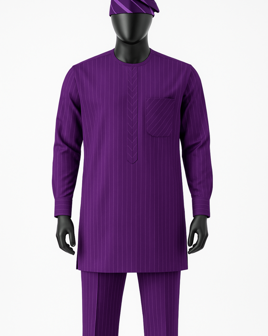 Ose Stripped Kaftan